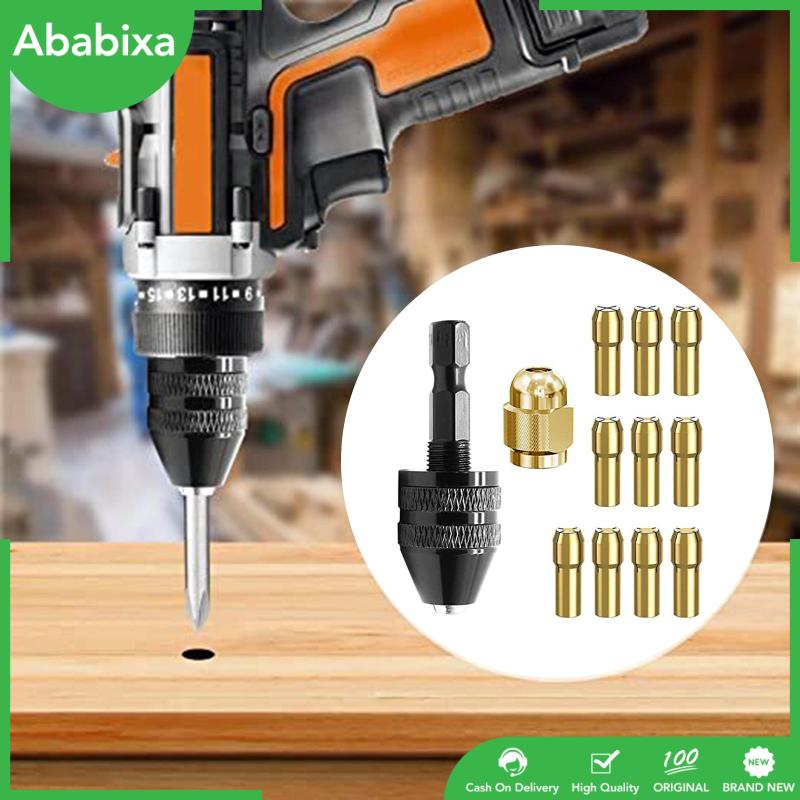 Bộ Ngàm Kẹp Mũi Khoan Điện Bằng Đồng Thau Cho Máy Mài Điện Xoay Được