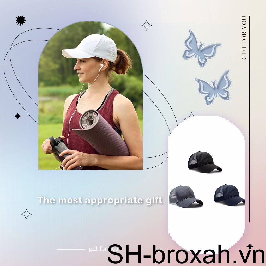 Mũ Lưỡi Trai Thoáng Khí Mau Khô Chống Nắng Thời Trang Mùa Hè