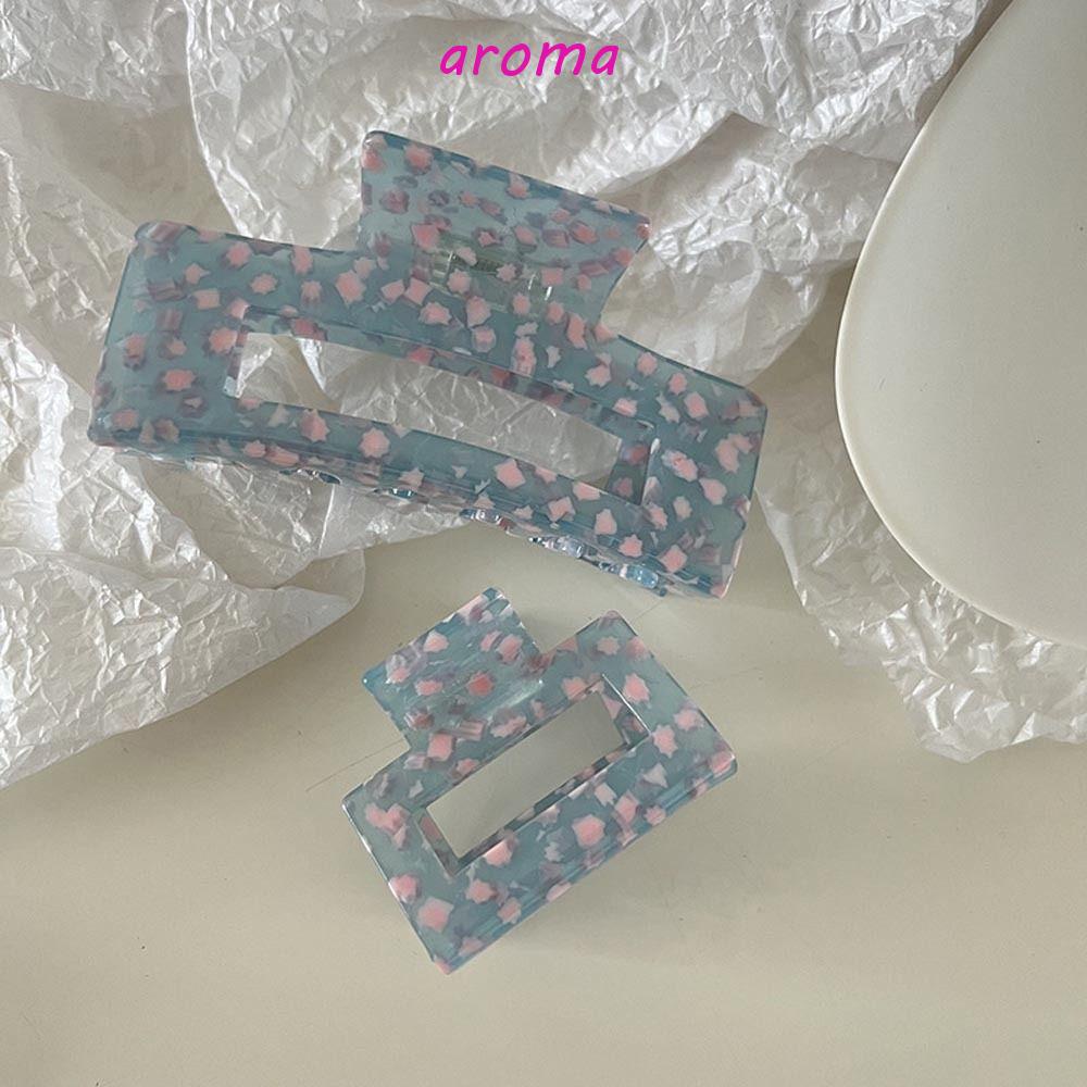 Kẹp Tóc Đuôi Ngựa Hình Hoa / Cá Mập Rỗng Phong Cách Hàn Quốc Ngọt Ngào Dễ Thương