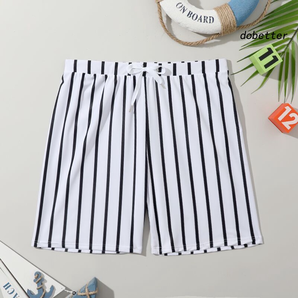 Quần Short Dây Rút Dáng Rộng In Họa Tiết Lá Khô Nhanh Thời Trang Đi Biển