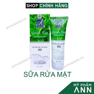 Sữa rửa mặt trà xanh X2 A Cosmetics - Mỹ Phẩm Phương Anh