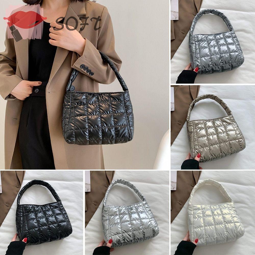 Túi Xách Cotton Mềm Mại Họa Tiết Sọc Caro Phong Cách Boho