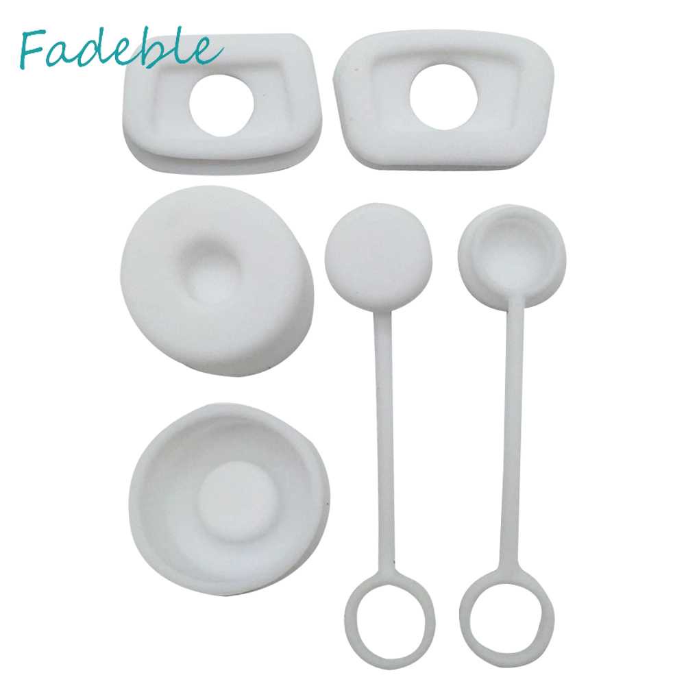 Bộ 6 Nắp Đậy Cốc Nước Bằng Silicone Chống Tràn Tiện Dụng