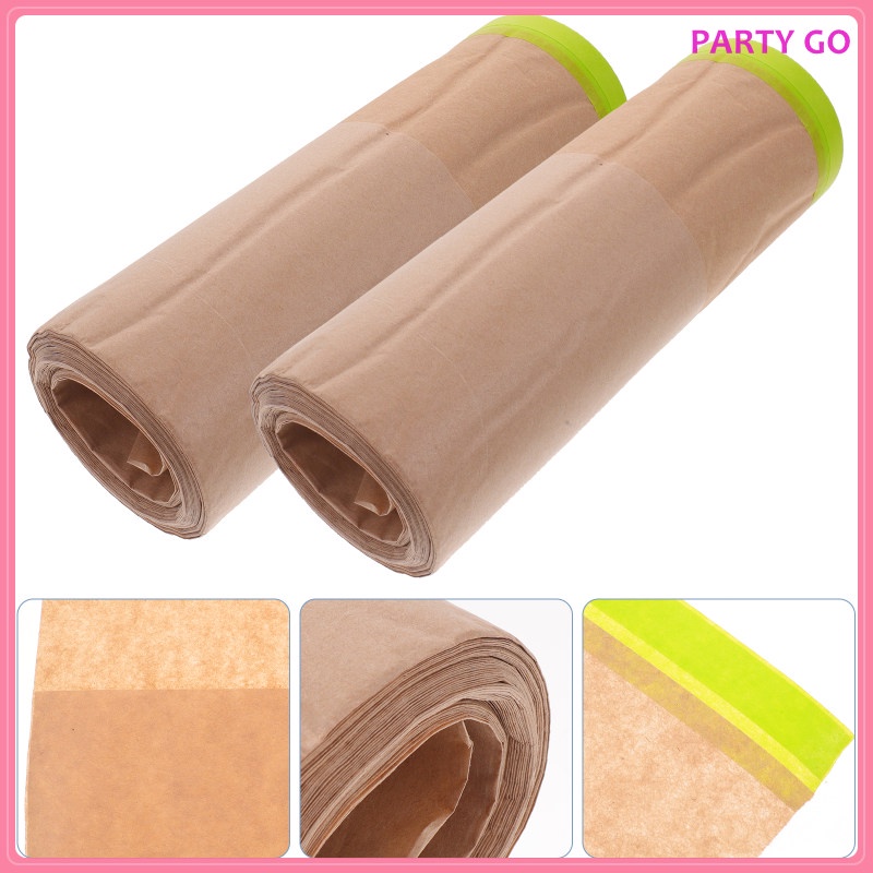 2 Cuộn Giấy Kraft Phủ Xe Hơi 19.5X6.5X6.5CM