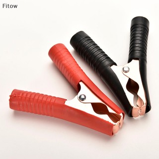 Bộ 2 kẹp cá sấu thử điện 100a 90mm màu đỏ và đen