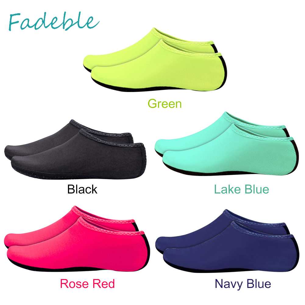 Giày Lặn Biển Màu Sắc Tinh Khiết Chống Trượt Thời Trang Mùa Hè Cho Nam Và Nữ