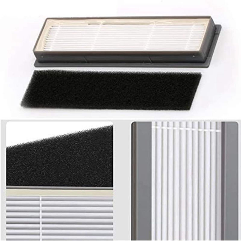 Bộ Cọ Chính / Chổi Bên / Tấm Lọc HEPA Thay Thế Cho Máy Hút Bụi Ecovacs T8 T9 T9PRO