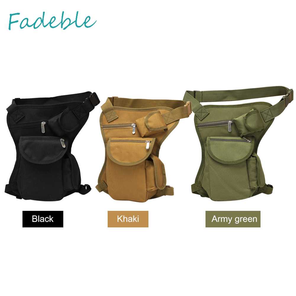 Túi Canvas Đeo Hông / Chân Chống Thấm Nước Tiện Dụng Cho Hoạt Động Ngoài