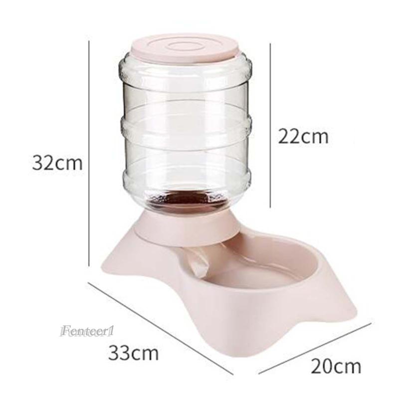 [Fenteer1] Bát Đựng Thức Ăn Nước Uống Tự Động Cho Thú Cưng Cỡ Nhỏ / Vừa / Lớn 3.8L