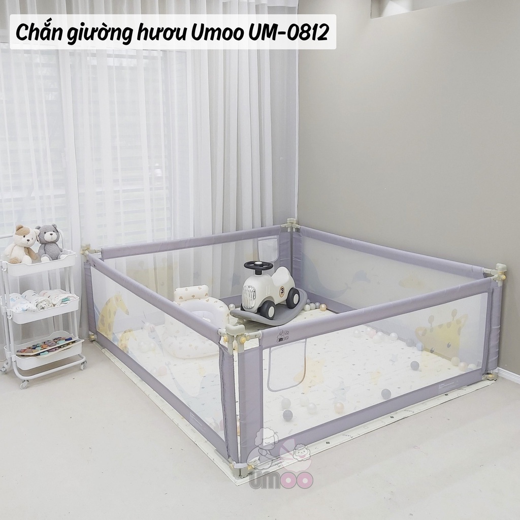 [HCM] Thanh Chắn Giường Umoo Bản Nâng Cấp Mới Nhất 2023, Chặn Giường, Quây Cũi Cao Cấp, An Toàn Cho Bé - Hàng chính hãng