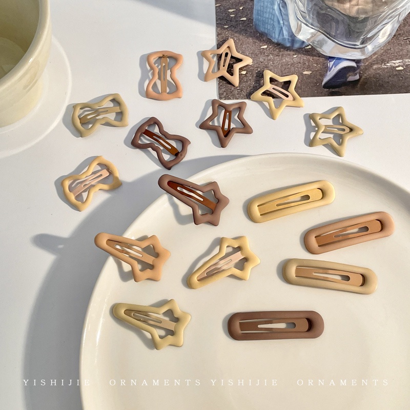 Kẹp Tóc Bb Hình Ngôi Sao dopamine y2k Dễ Thương Cho Nữ