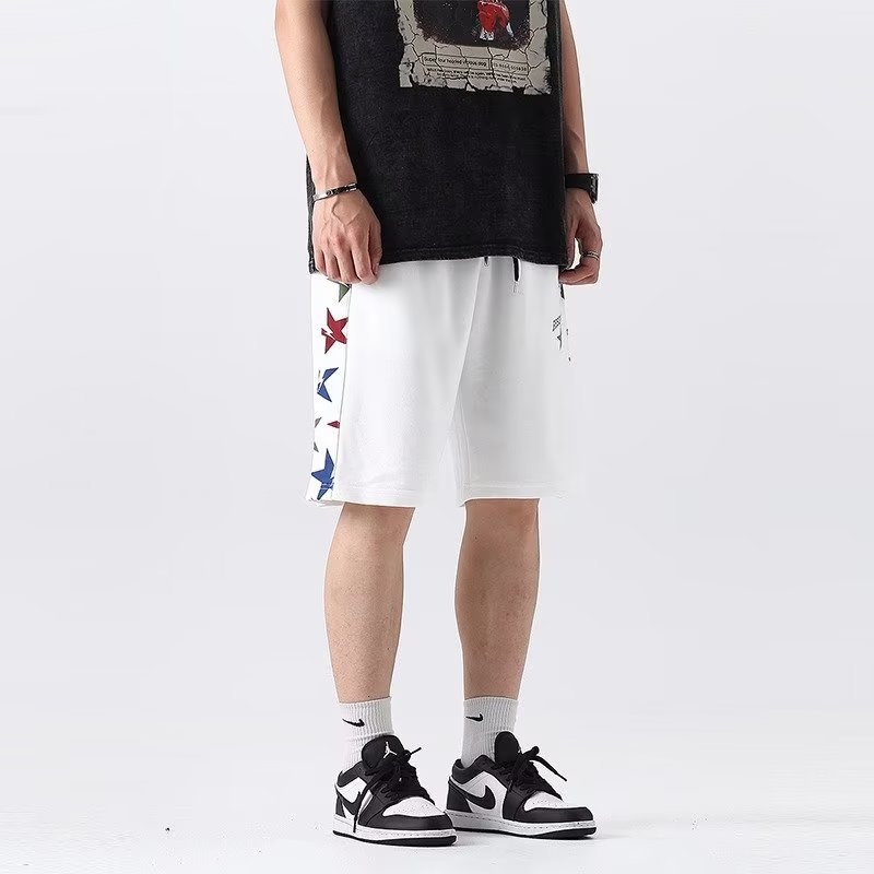 Quần Short Thể Thao Dáng Rộng Phong Cách Hip Hop Đường Phố Mỹ Cho Nam Nữ