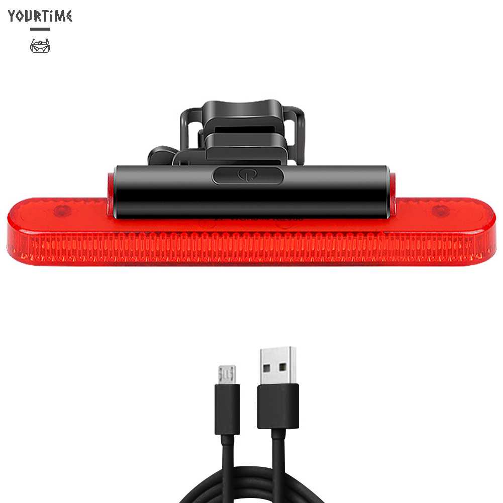 Đèn Đuôi Xe Đạp 4 Chế Độ Sáng 90LM Kết Nối USB