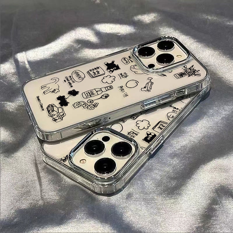 ✅Ốp Điện Thoại Mềm Chống Sốc Họa Tiết Hoạt Hình Cho Iphone 11iPhone12 7In plus8 14pro 13max