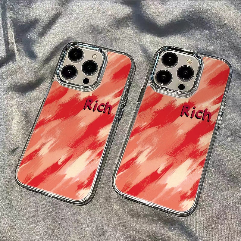 ✅Ốp Điện Thoại Tpu Dẻo In Chữ Tiếng Anh 13 Rich14Promax iPhone12 plus / 7118