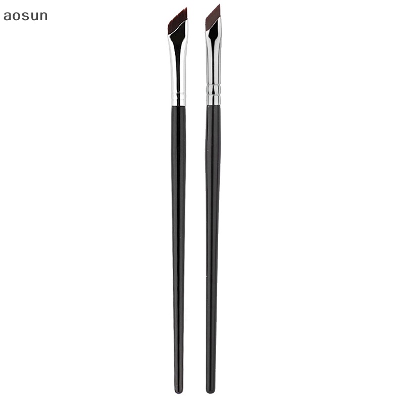 Aosun Bút Kẻ Mắt Lưỡi Siêu Mỏng Đầu Phẳng Góc Mảnh