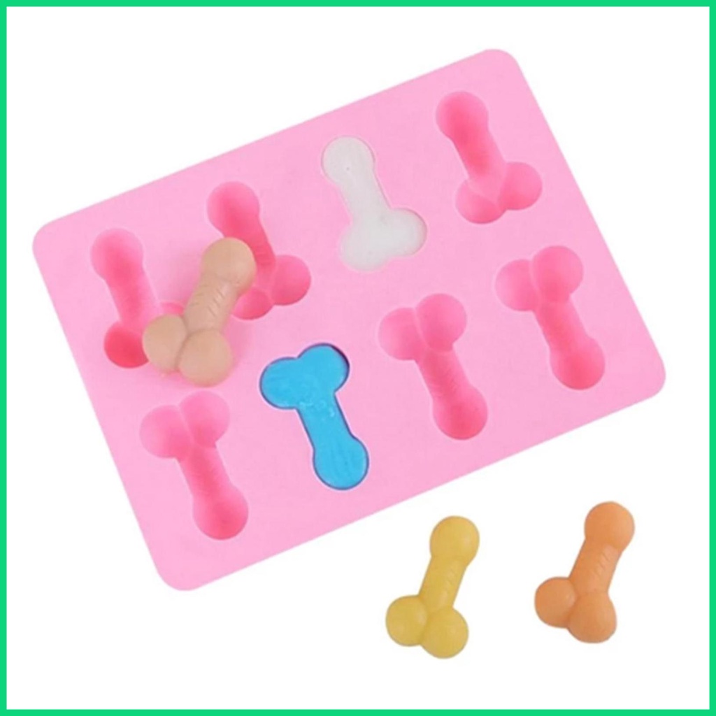 Khuôn Làm Đá Bi 8 Ngăn Dễ Tháo Lắp Tiện Dụng DIY