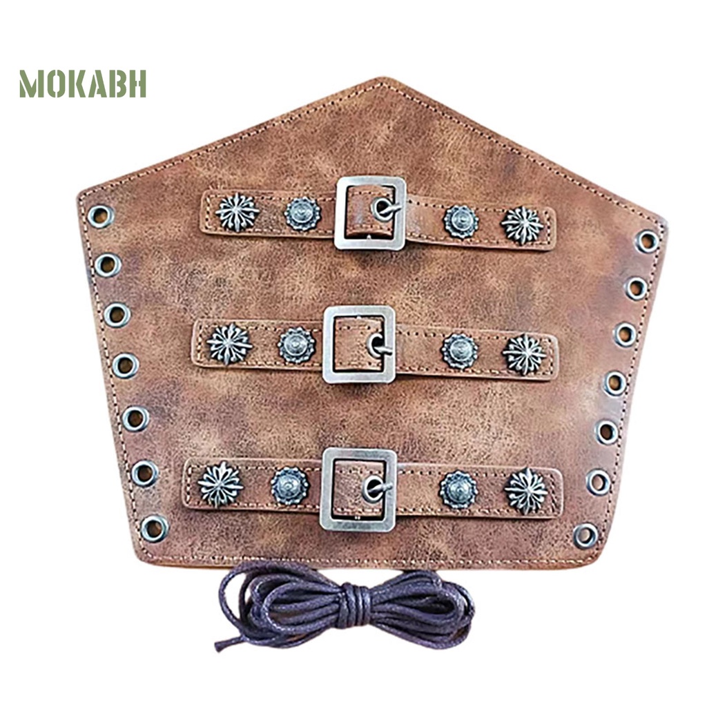 Vòng Tay Giả Da Bản Rộng Dùng Hóa Trang Lễ Hội Bảo Vệ Tay Có Thể Điều Chỉnh Cho Nam Nữ