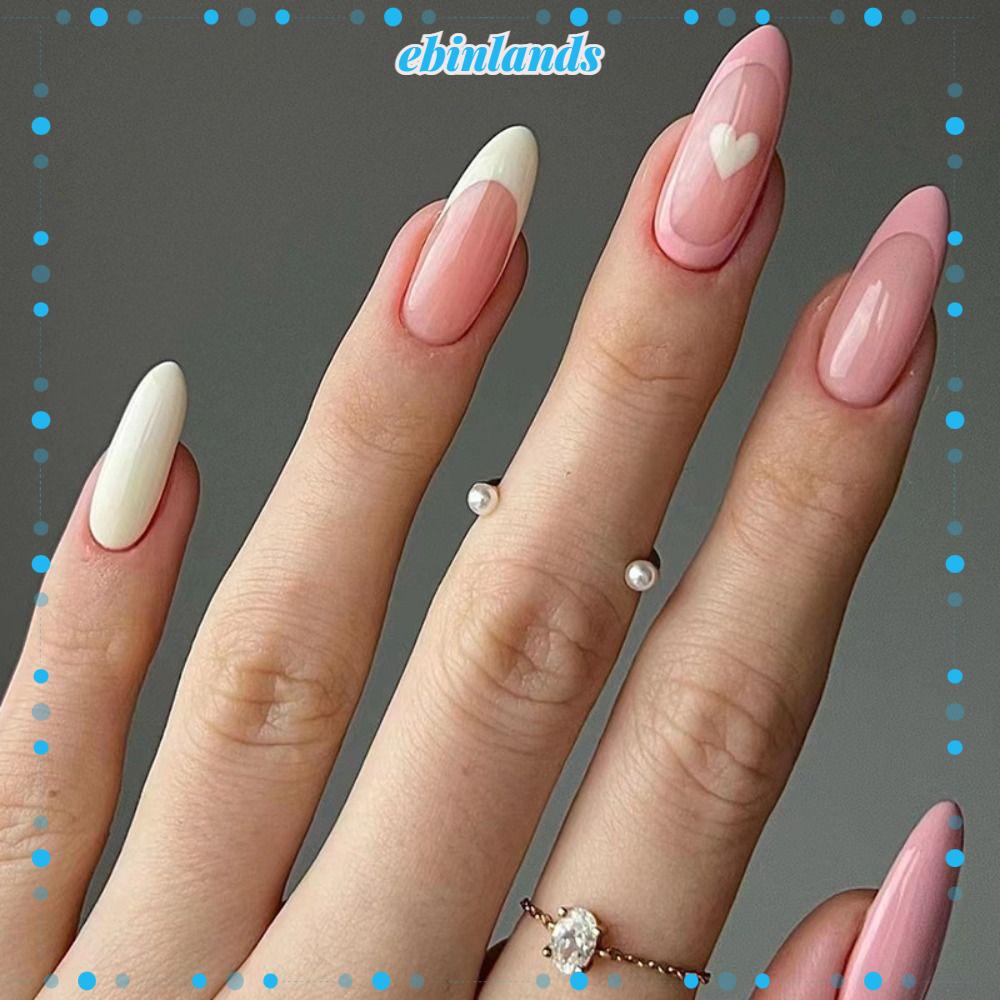 Bộ 24 Móng Tay Giả Gợn Sóng DIY