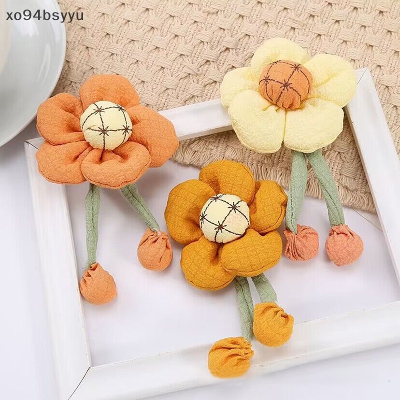 1 Phụ Kiện Dây Treo Trang Trí Xe Hơi xo94bsyyu Bằng Vải Cotton Hình Hoa Hướng Dương DIY