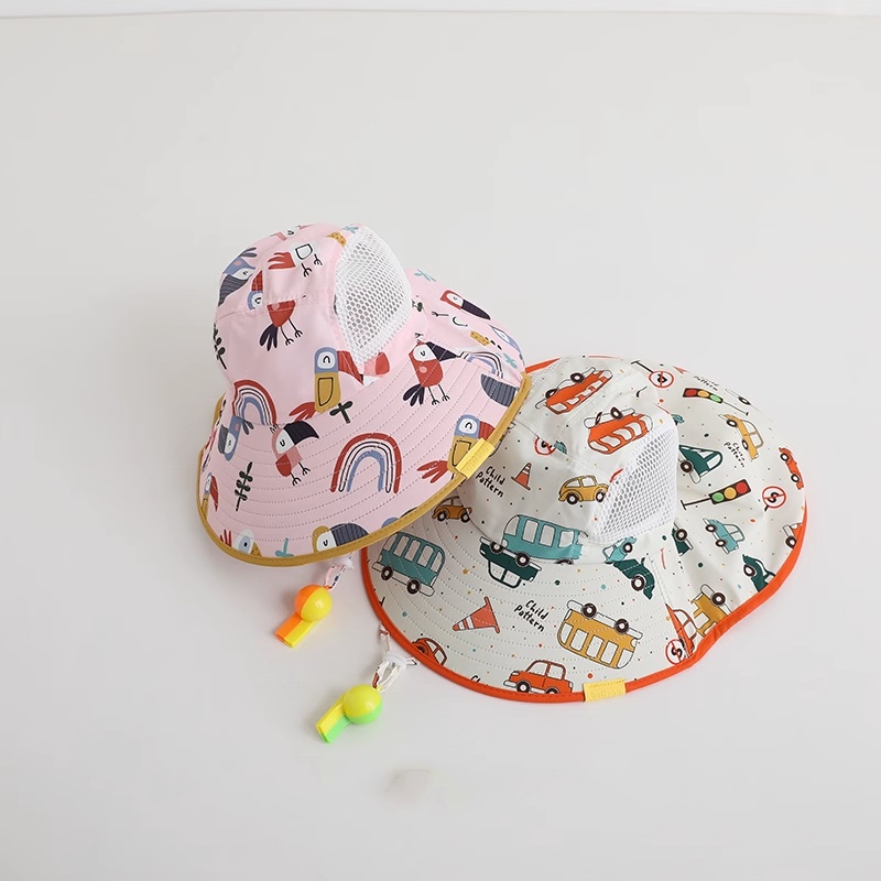 Nón Tai Bèo Vành Rộng Che Nắng Thời Trang Đi Biển Mùa Hè Cho Bé