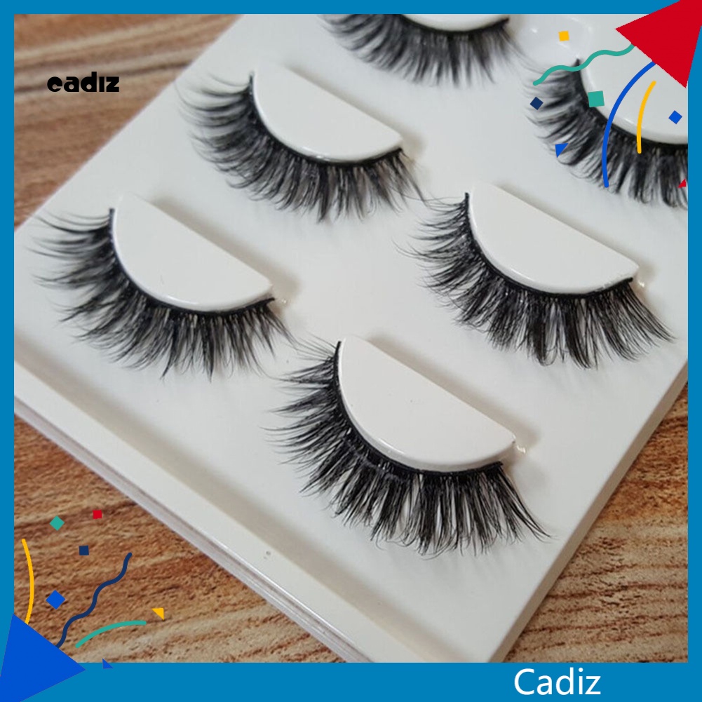 Bộ 3 Cặp Lông Mi Giả Dày Tự Nhiên Nhìn Như Thật