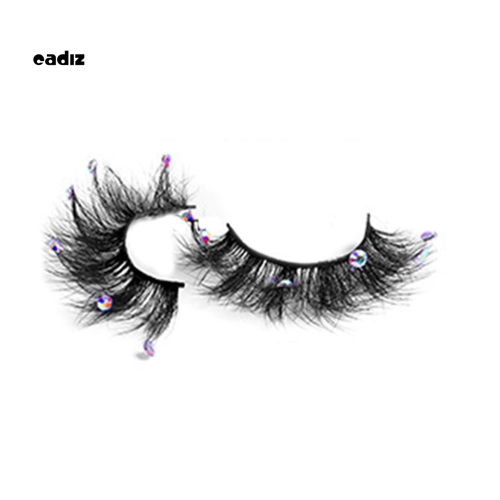 1 Cặp Lông Mi Giả CADI Dài Đính Đá Tự Nhiên Dành Cho Nữ