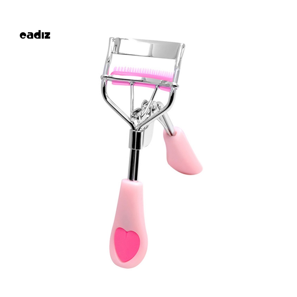 Lược Chải Mi Cong Góc Rộng Bằng Thép Carbon Trang Điểm Cho Nữ