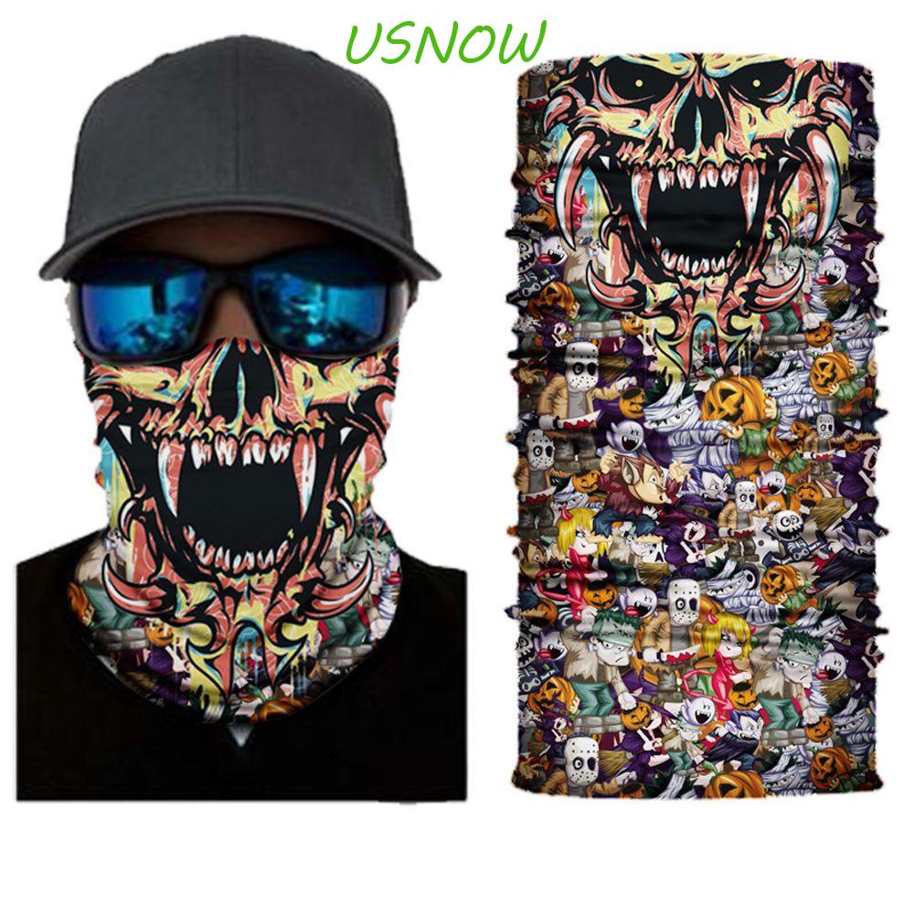 Mũ Trùm Đầu Kiêm Khẩu Trang Che Nửa Mặt Bảo Vệ Cổ Và Mặt Nhiều Màu Sắc Dành Cho Bạn Nữ Khi Đi Xe Đạp