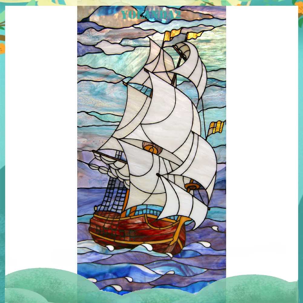 Tranh Đính Đá Kim Cương Toàn Bộ 5D DIY Hình Vẽ Thuyền Buồm