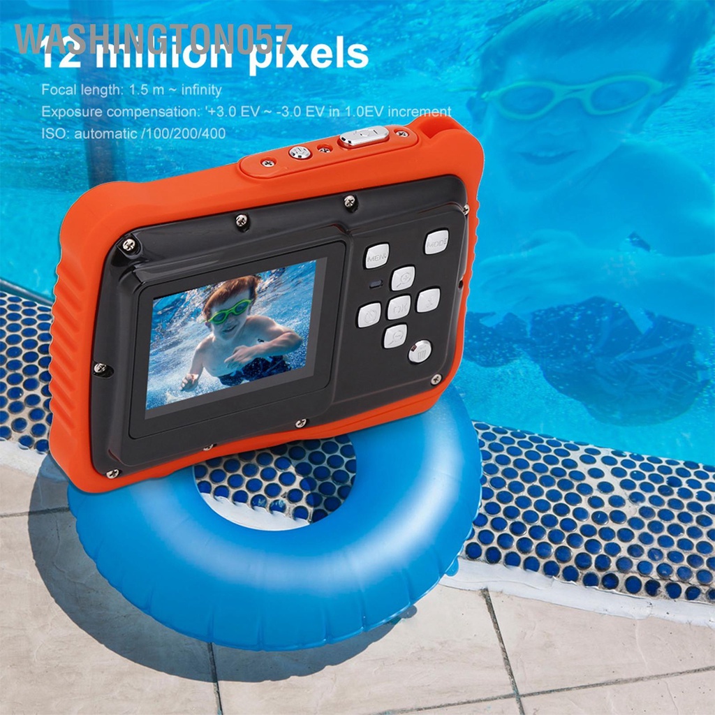 Washington057 Máy quay kỹ thuật số bơi dưới nước độ nét cao chống cho trẻ em