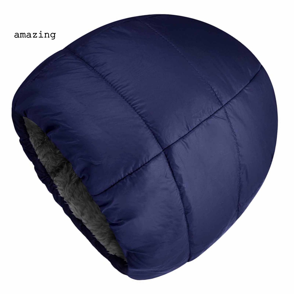 Mũ Đi Xe Đạp Unisex Bằng Vải Bông Chống Gió Co Giãn Thoải Mái Mặc Vào Mùa Đông