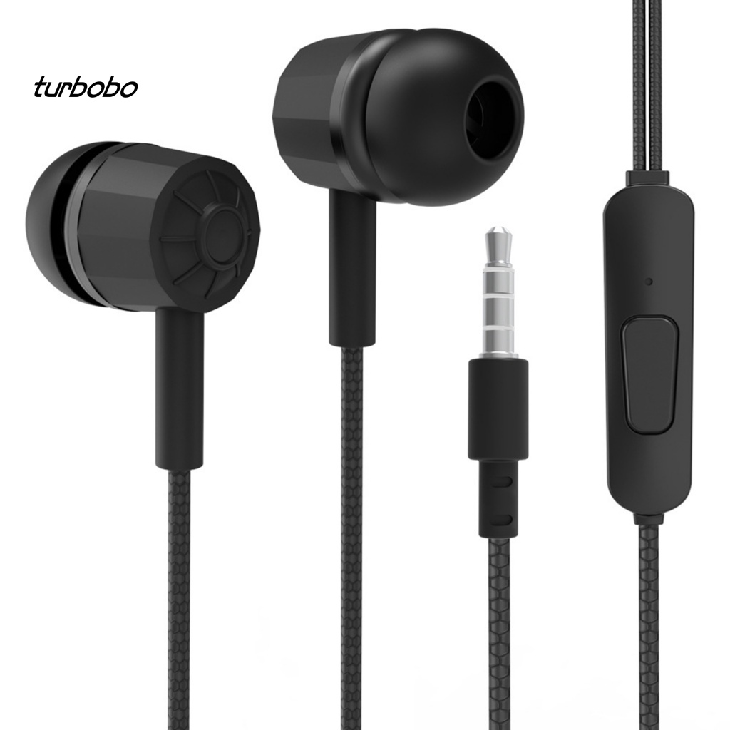 Tai Nghe Thể Thao Nhét Tai Jack 3.5mm Âm Thanh HiFi Có Micro Chống Ồn Tiện Dụng