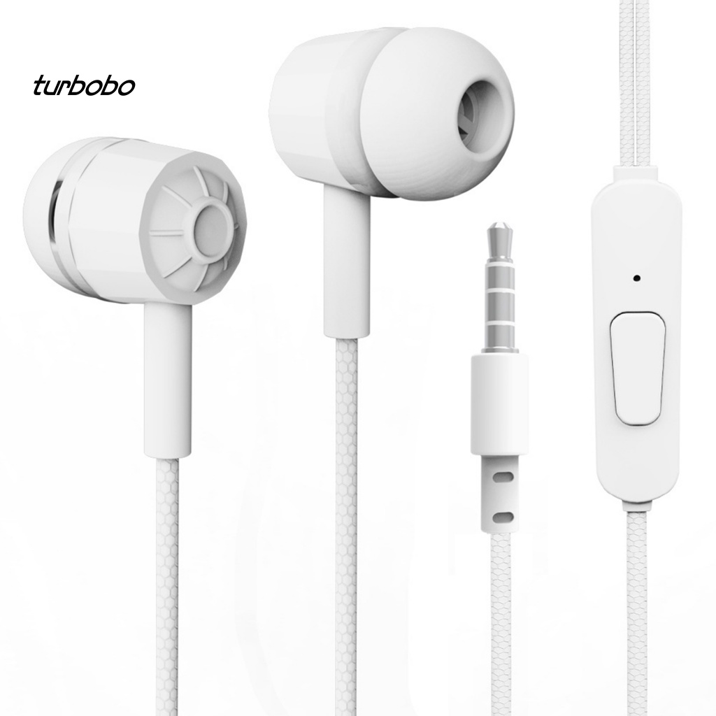 Tai Nghe Thể Thao Nhét Tai Jack 3.5mm Âm Thanh HiFi Có Micro Chống Ồn Tiện Dụng