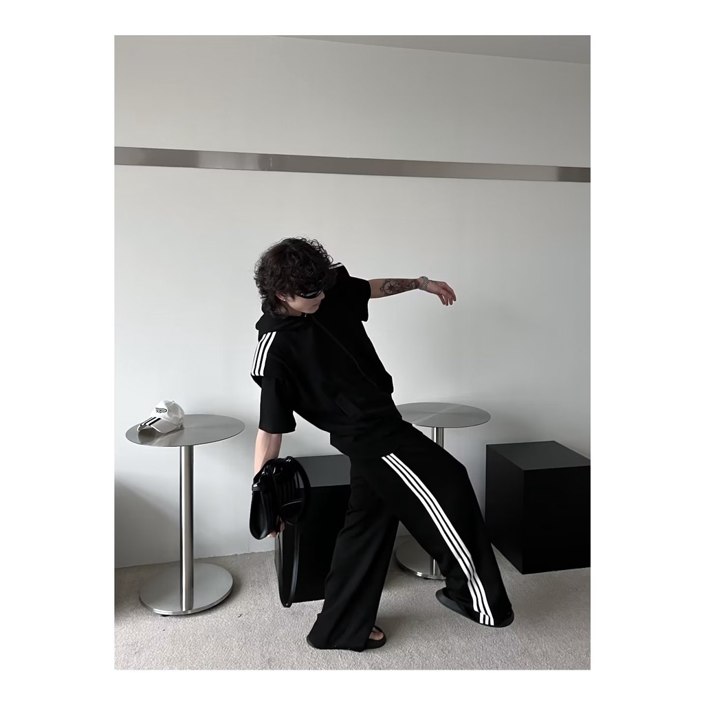 Quần Thể Thao Ba Tất Ống Rộng Thời Trang Mùa Hè Dành Cho Nam 2023