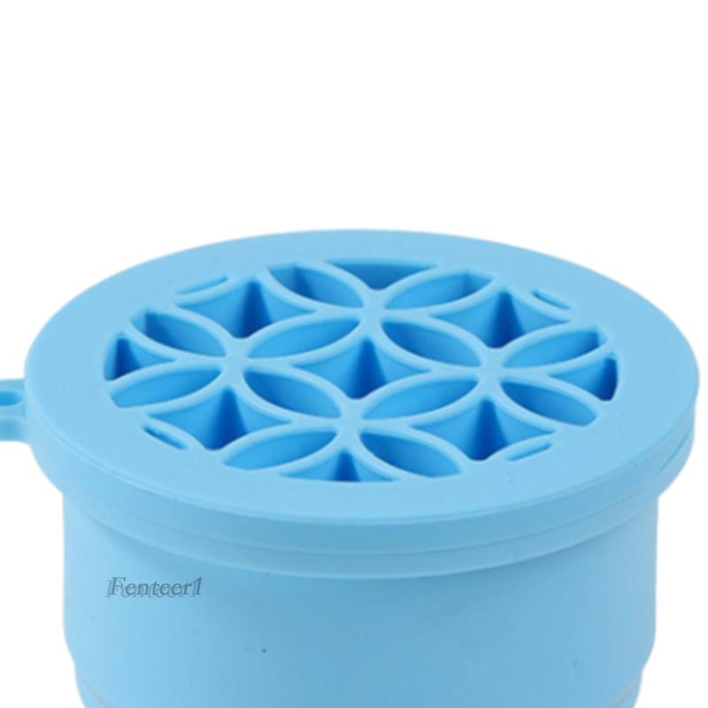 Giá Đỡ Cọ Trang Điểm Bằng Silicon Đa Năng Có Thể Gấp Gọn Fenteer1