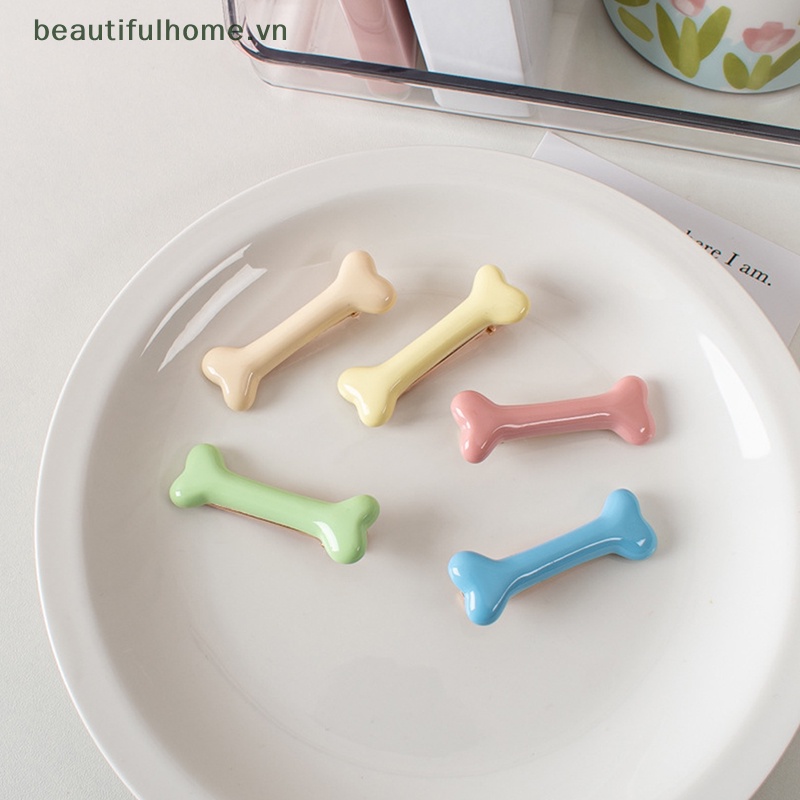 Set 2 Kẹp Tóc Hình Trái Tim Phong Cách Lolita