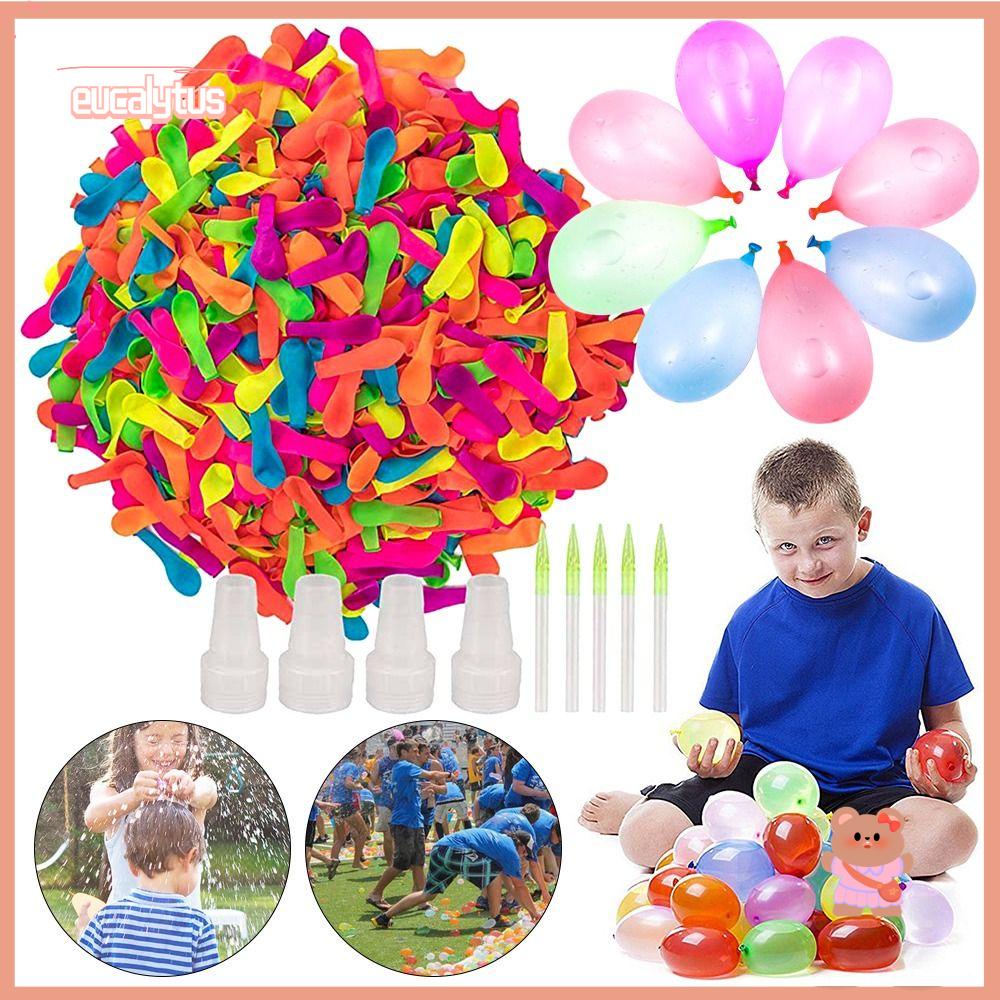 Bộ 50 Bong Bóng Nước Vui Nhộn Màu Sắc Ngẫu Nhiên Cho Bé Chơi Mùa Hè