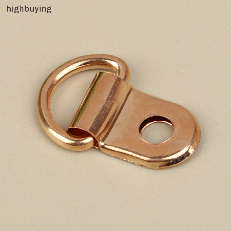 Set 10 Vòng Khóa Chữ D Bằng Kim Loại Chuyên Dụng Sửa Chữa Túi Xách Leo Núi