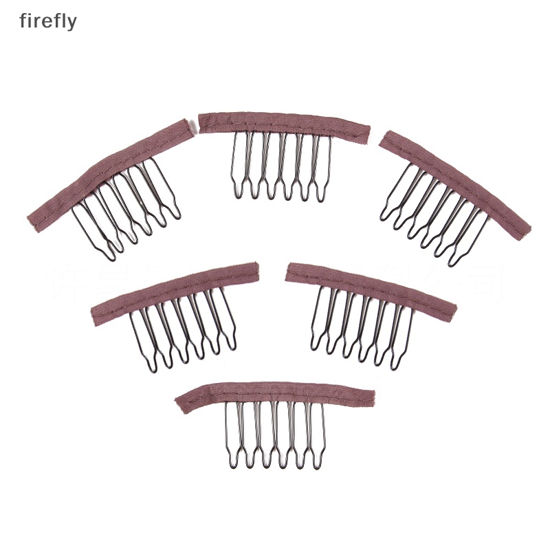 Set 10 Lược Kẹp Tóc Giả Bằng Kim Loại Tiện Dụng