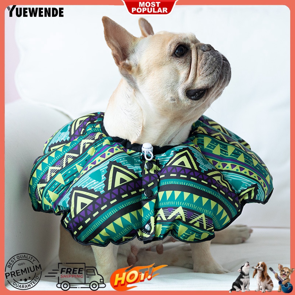 Vòng Cổ Bằng Polyester Chống Nước In Họa Tiết Hoạt Hình Dễ Vệ Sinh Cho Thú Cưng