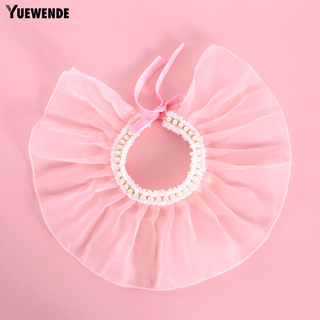 Vòng Cổ Đính Ngọc Trai Giả Thân Thiện Với Da Cho Thú Cưng