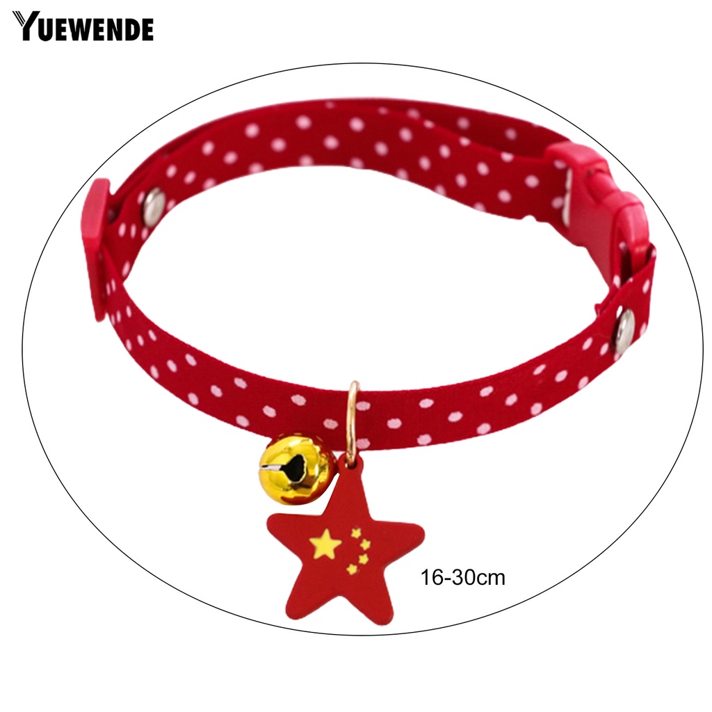 Yq.e Vòng Cổ Tròn Bằng Vải Bắt Mắt Chống Mài Mòn Dễ Mặc Hàng Ngày Cho Thú Cưng