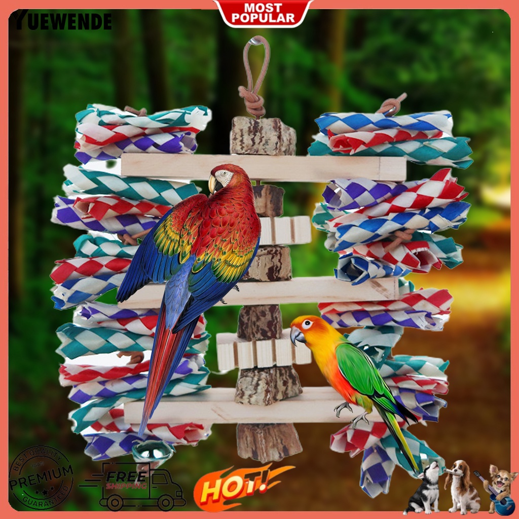 Đồ Chơi Treo Chống Cắn Chống Thú Vị Cho Vẹt Cưng