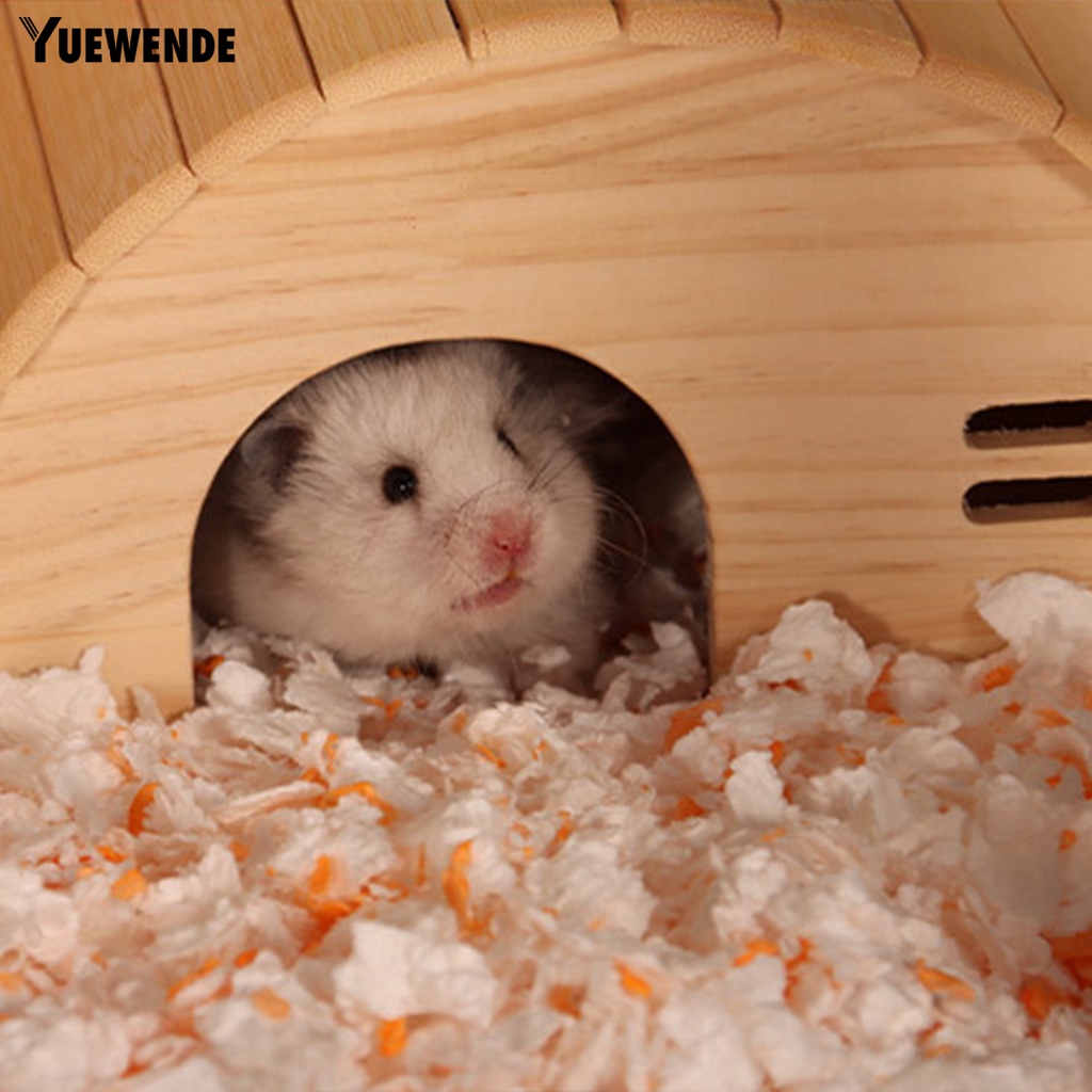 Nhà Vòng Bán Nguyệt Bằng Gỗ Tự Nhiên Cho Chuột Hamster