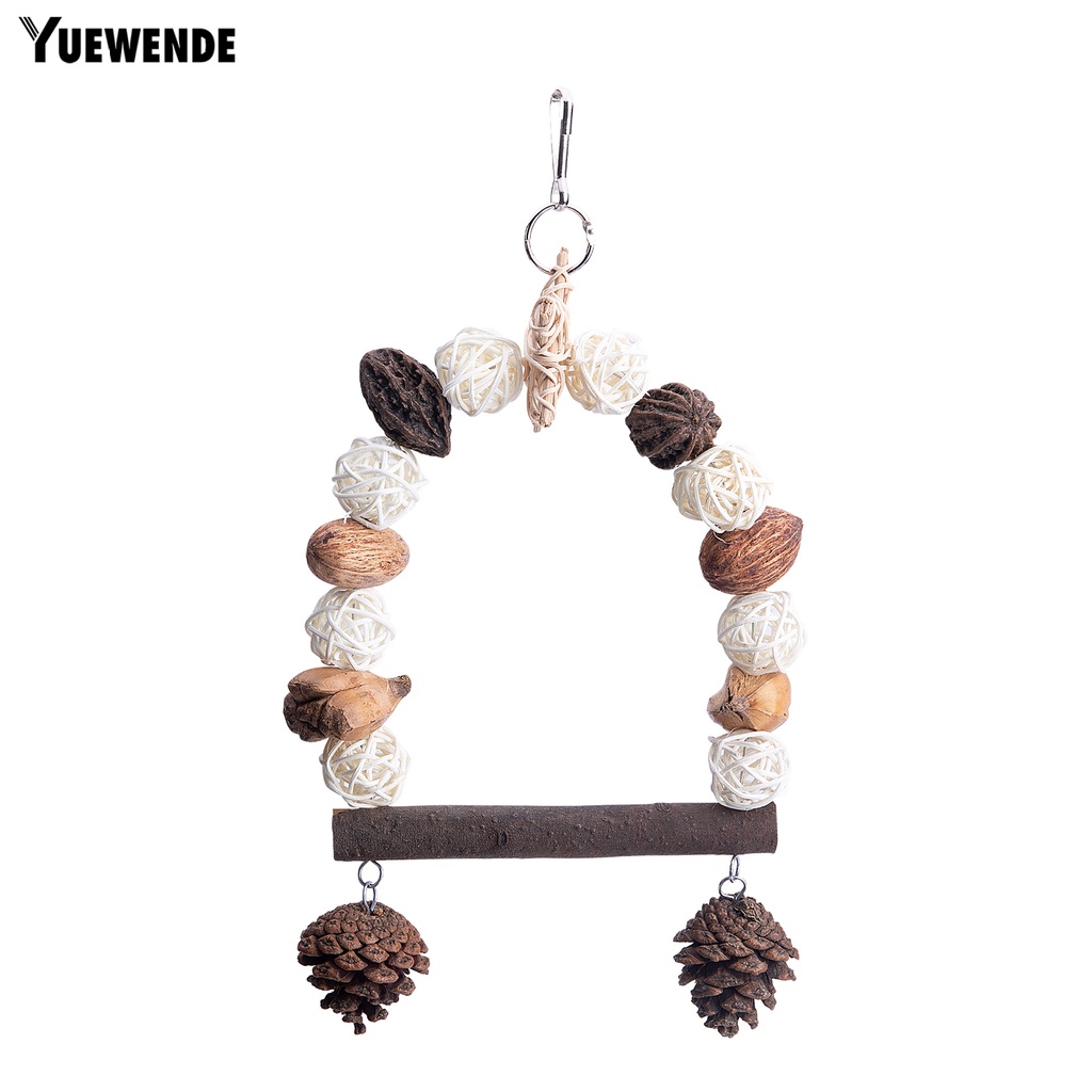 Đồ Chơi Treo Quả Thông Dành Cho Chim Vẹt