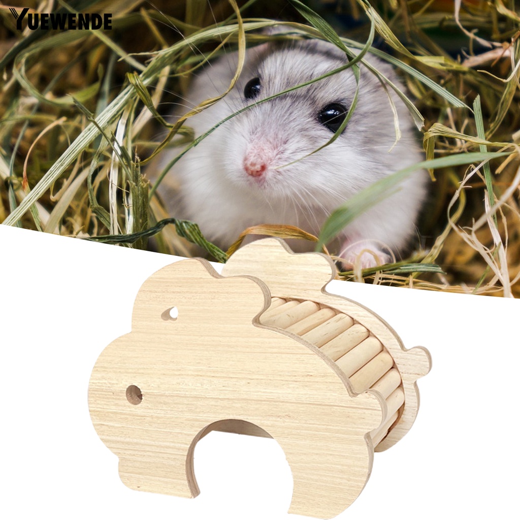 Yq.e Guinea Ổn Định Hình Dạng Sáng Tạo Cạnh Mịn Chống Cắn Chống Ẩm Không Chứa Chất Nhờn Cho Hamster Guinea Pig Hideout Với Thang