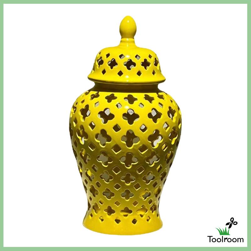 Lọ Đựng Gừng 10 "Phong Cách Trung Hoa Cổ Điển Trang Trí Nhà Cửa