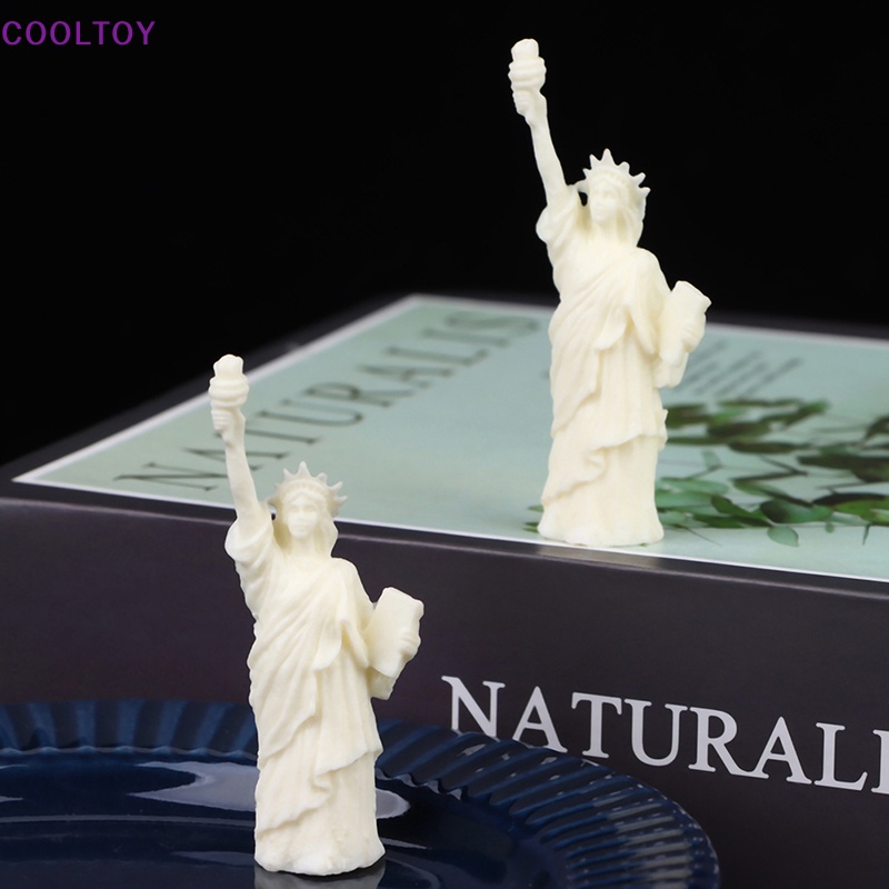 Cooltoy Set 2 Mô Hình Tượng Nữ Thần Tự Do Mini Tỉ Lệ 1: 12 Trang Trí Nội Thất Nhà Búp Bê