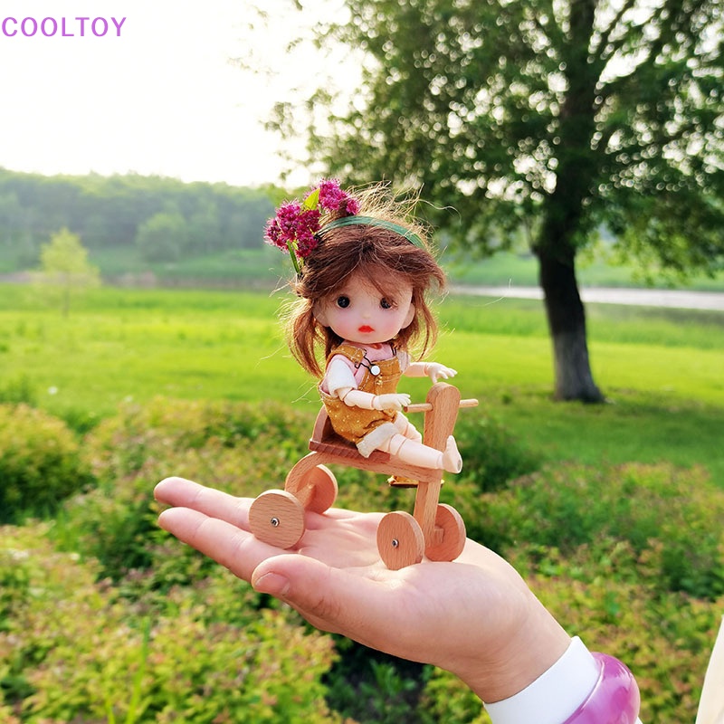 Cooltoy Mô Hình Xe Ba Bánh Có Thể Xoay Vòng Tỉ Lệ 1: 12 Trang Trí Nhà Búp Bê